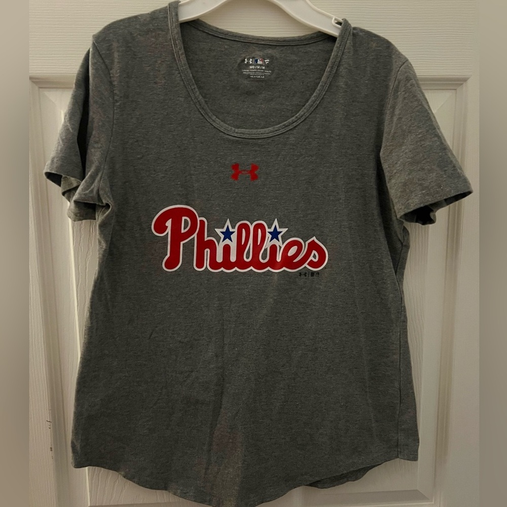under armour phillies tshirt